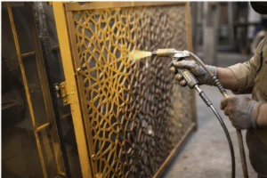 CNC gate epoxy primer painting process India